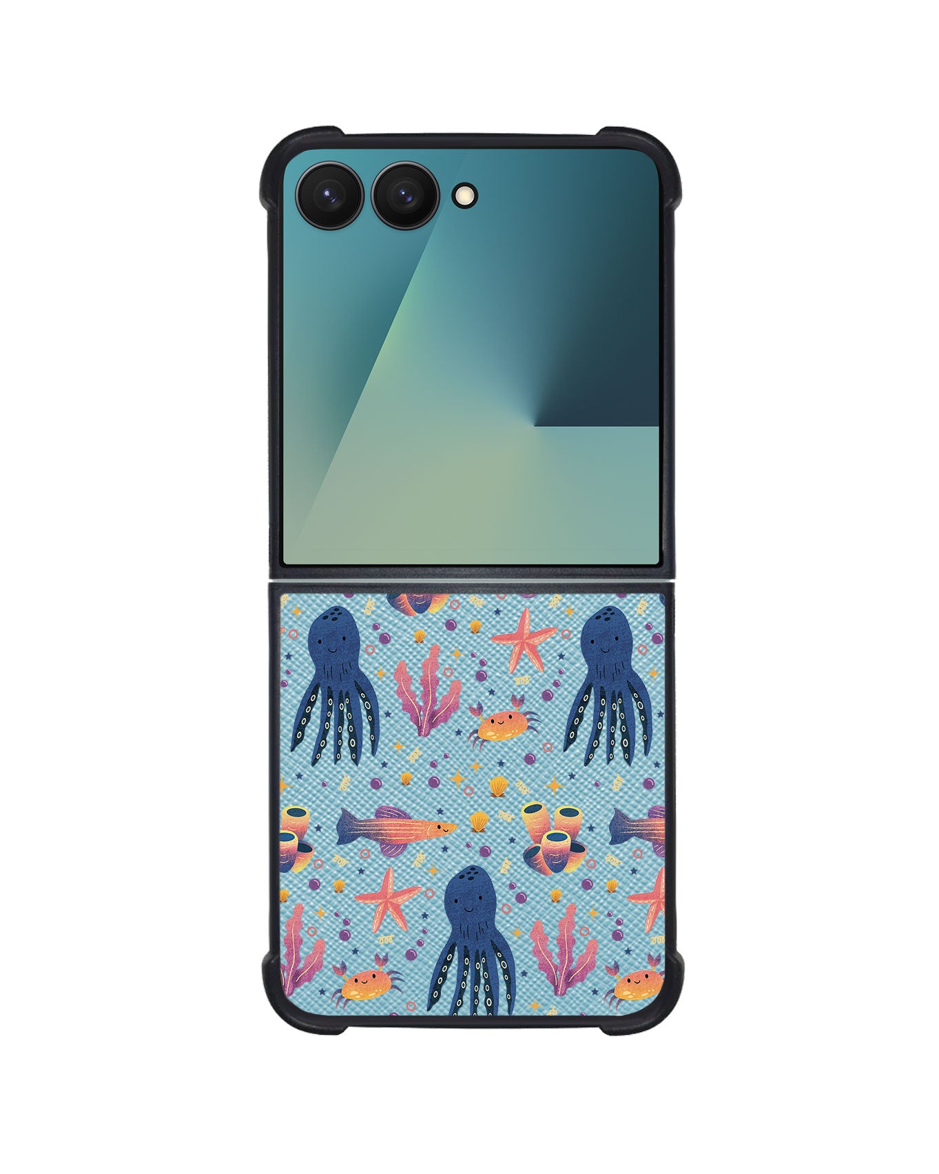 Android Flip / Fold Leather Grip - Underwater Dreams 1.0