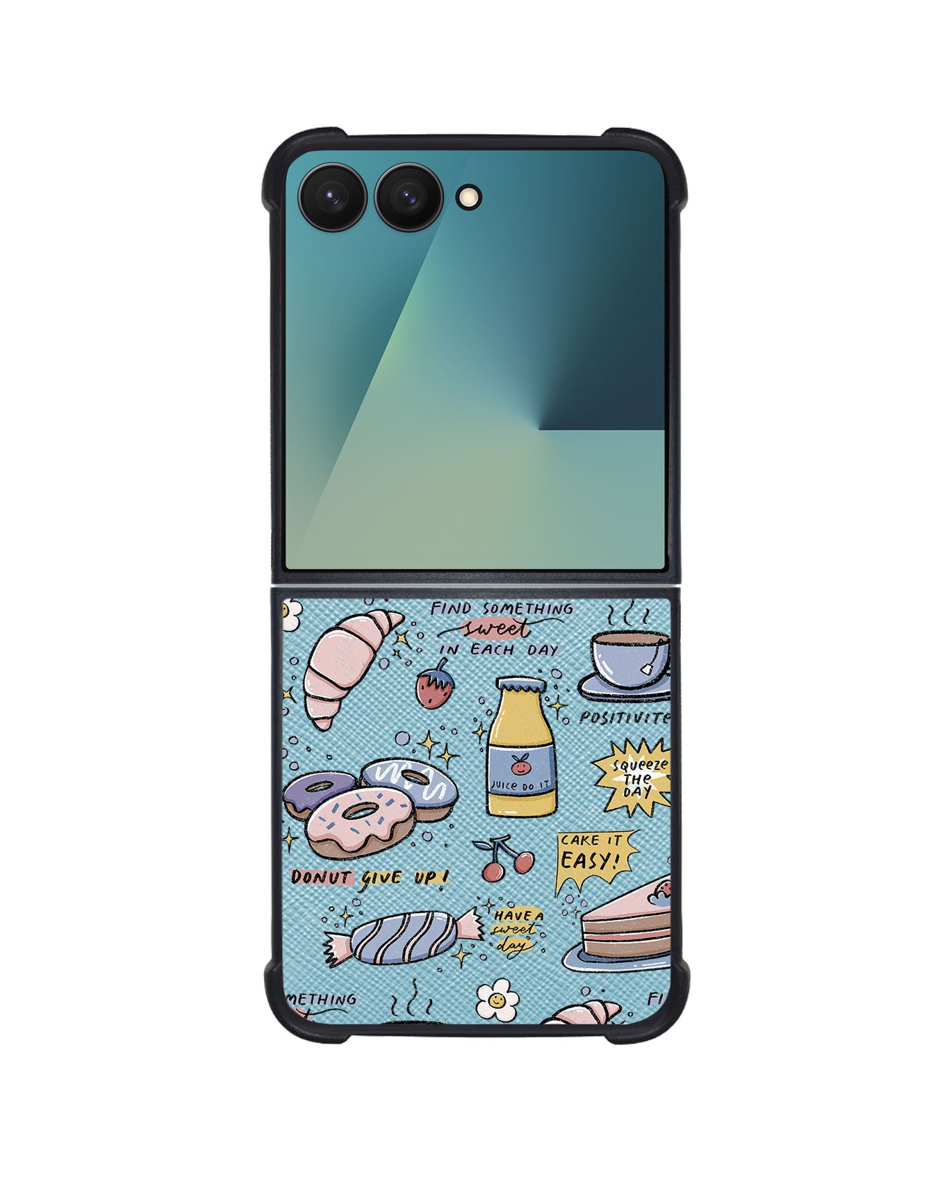 Android Flip / Fold Leather Grip - Sweets