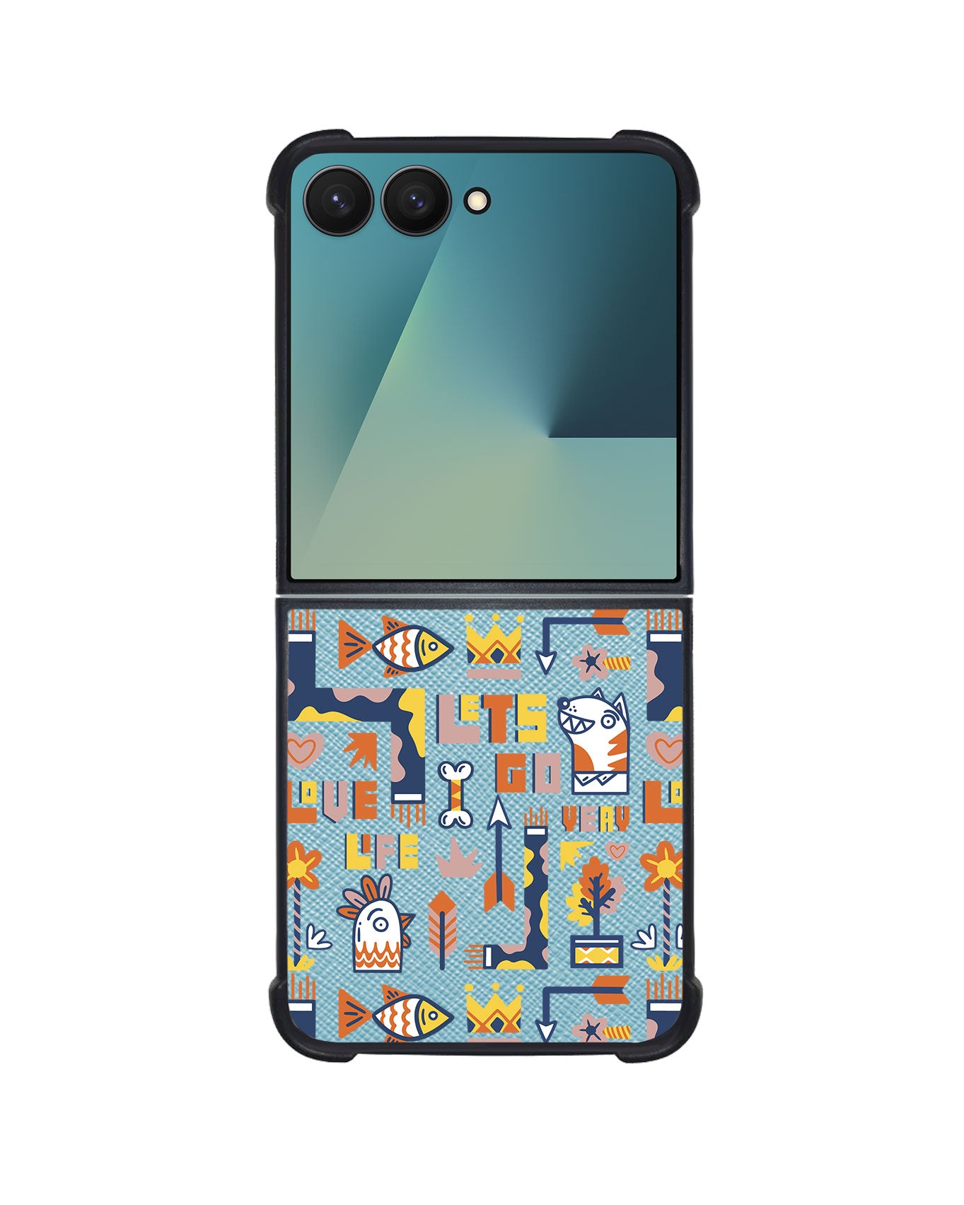 Android Flip / Fold Leather Grip - Life in Color
