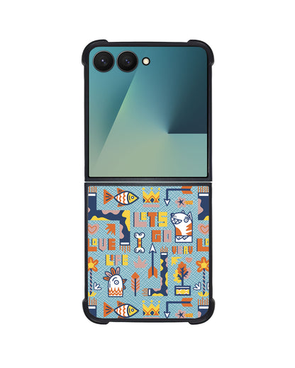 Android Flip / Fold Leather Grip - Life in Color