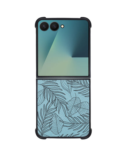 Android Flip / Fold Leather Grip - Sketchy Tropical 2.0
