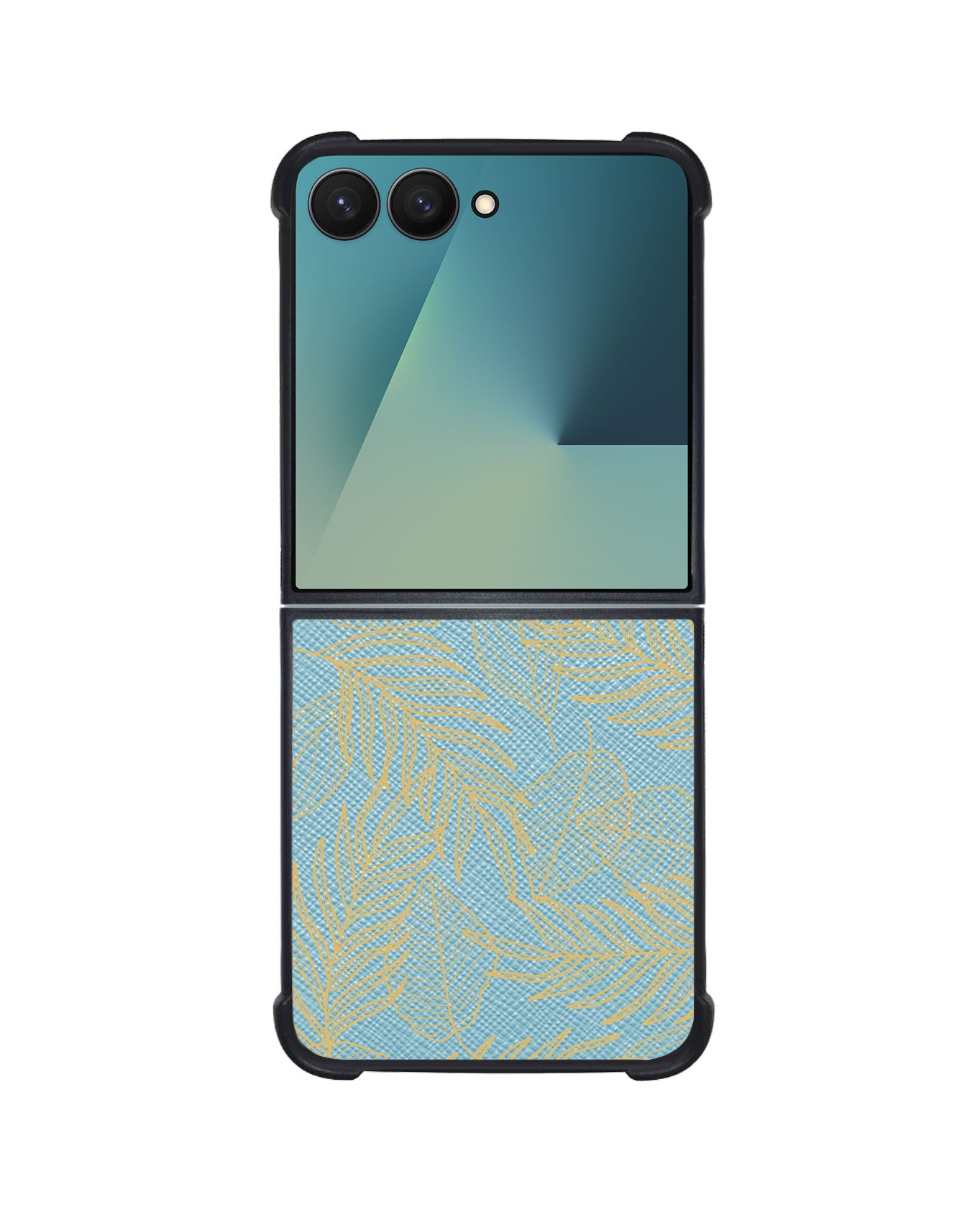 Android Flip / Fold Leather Grip - Sketchy Tropical 1.0