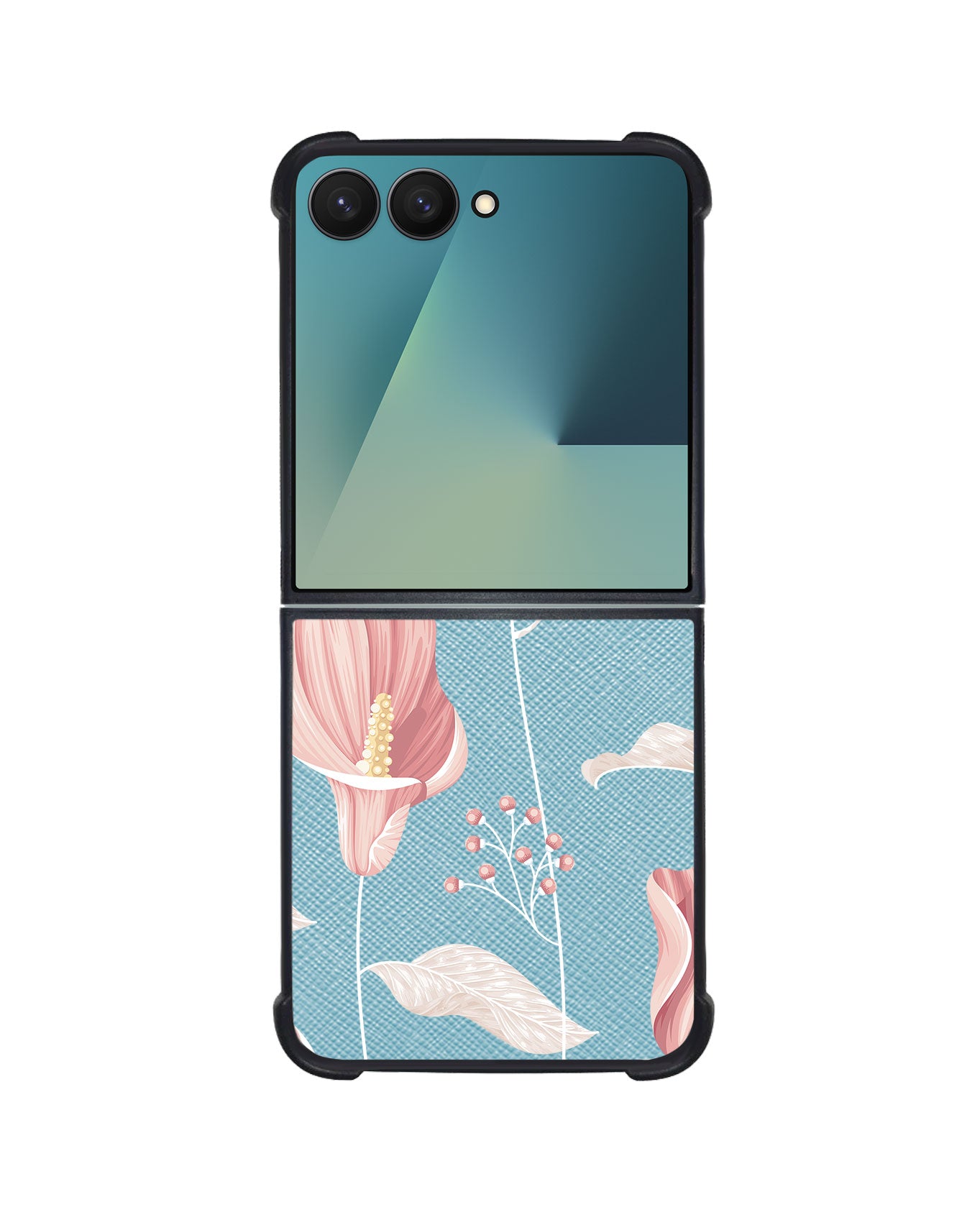 Android Flip / Fold Leather Grip - Ester Lily