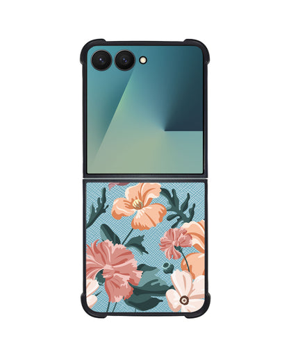 Android Flip / Fold Leather Grip - Botanical Garden 1.0
