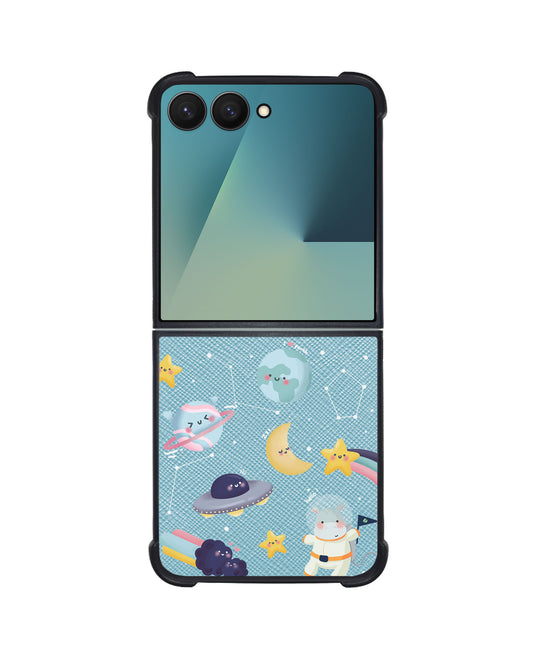Android Flip / Fold Leather Grip - Galaxy (Artevefacts)