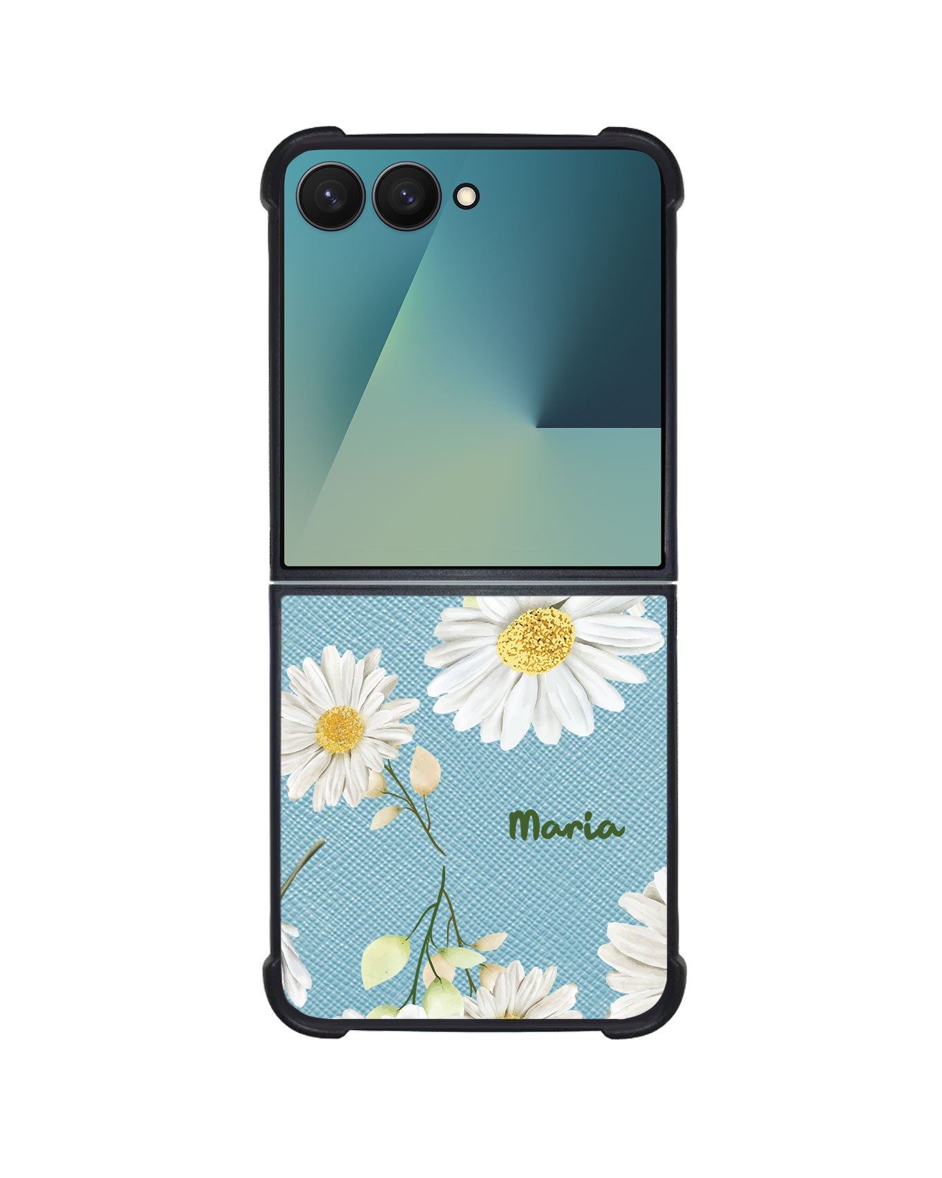 Android Flip / Fold Leather Grip - October Chrysanthemum