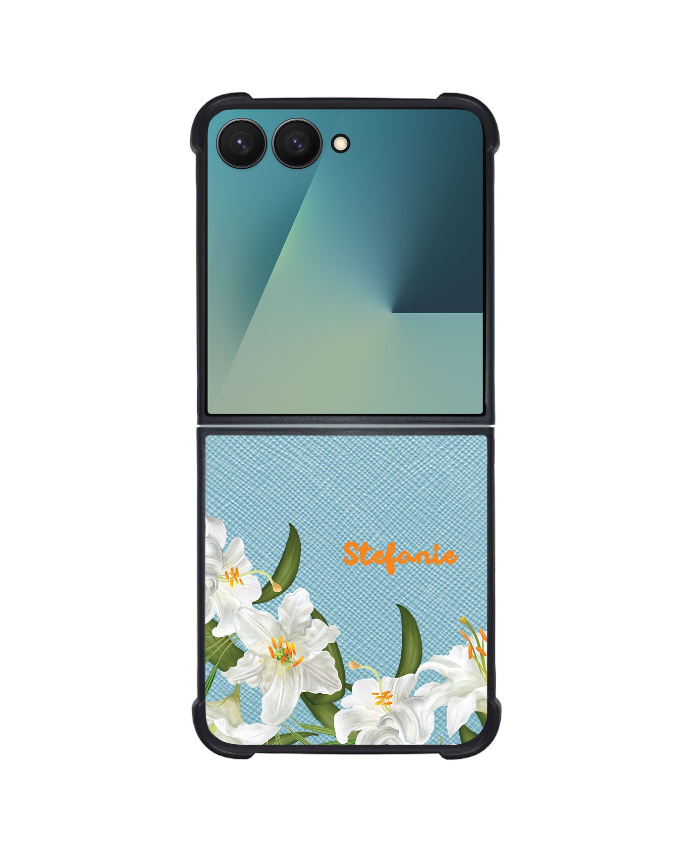 Android Flip / Fold Leather Grip - May Lily of The Valley