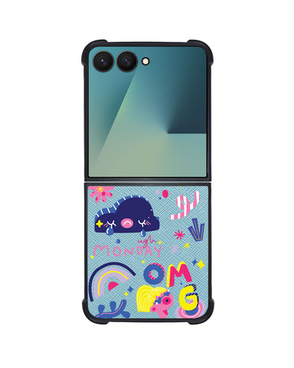 Android Flip / Fold Leather Grip - Monday my Day