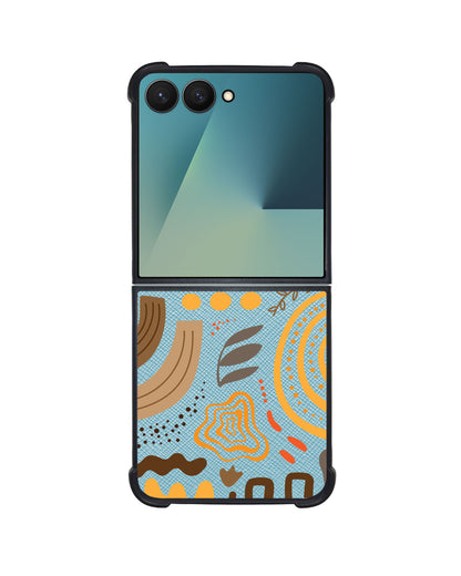 Android Flip / Fold Leather Grip - Hello Autumn