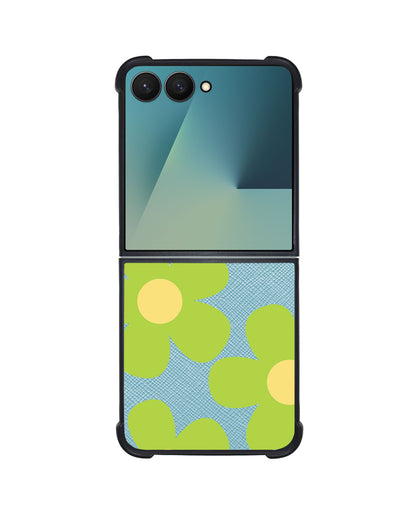 Android Flip / Fold Leather Grip - Daisy Bloom
