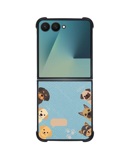 Android Flip / Fold Leather Grip - Ruff Family