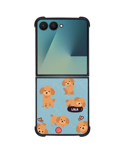Android Flip / Fold Leather Grip - Poodle Squad