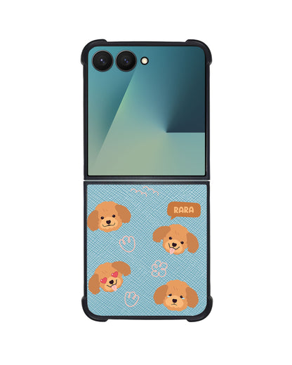 Android Flip / Fold Leather Grip - Poodle Squad 3.0