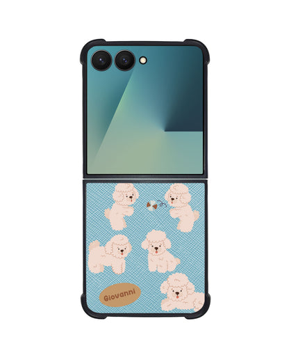 Android Flip / Fold Leather Grip - Poodle Squad 2.0