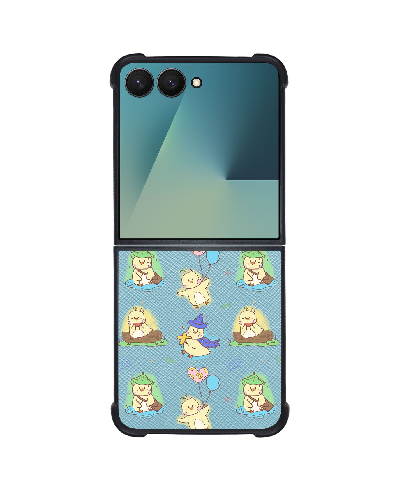 Android Flip / Fold Leather Grip - Little Duck