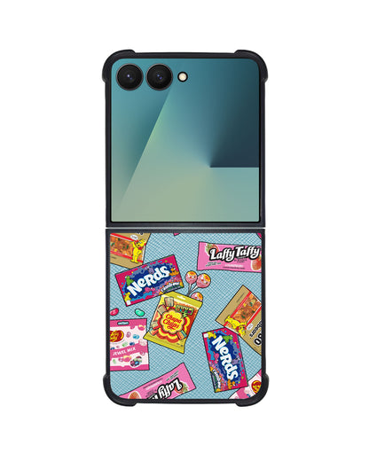 Android Flip / Fold Leather Grip - Sweets and Gummies