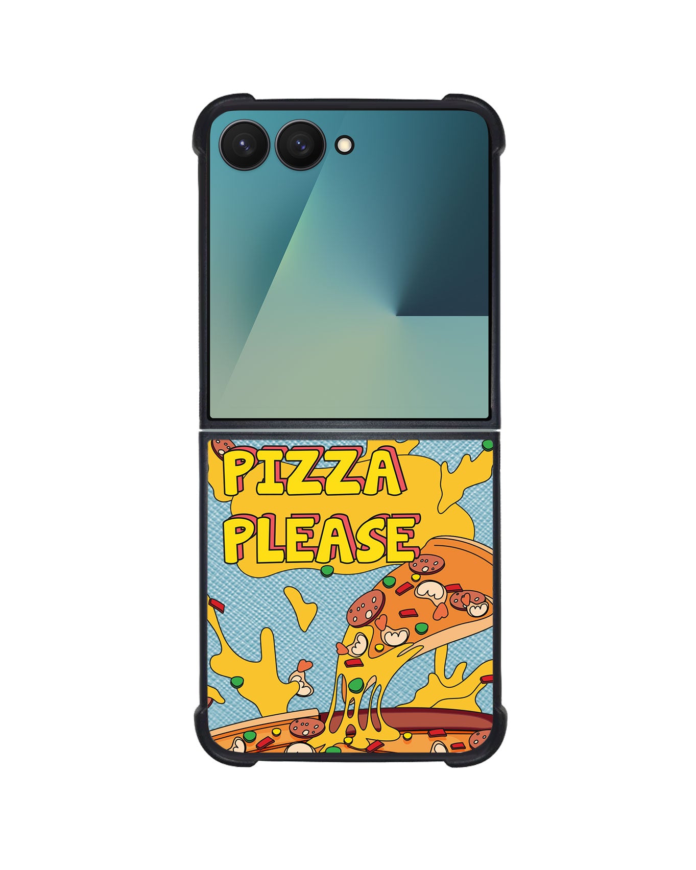 Android Flip / Fold Leather Grip - Pizza