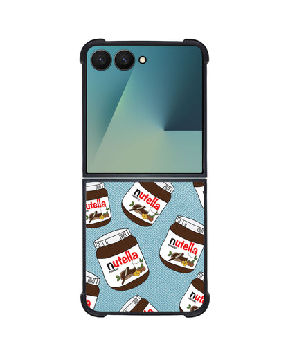 Android Flip / Fold Leather Grip - Nutella