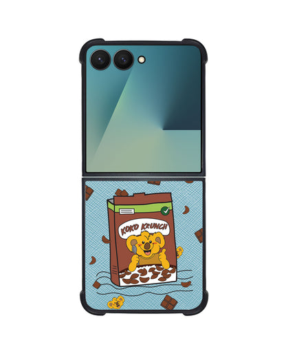 Android Flip / Fold Leather Grip - Choco Cereal