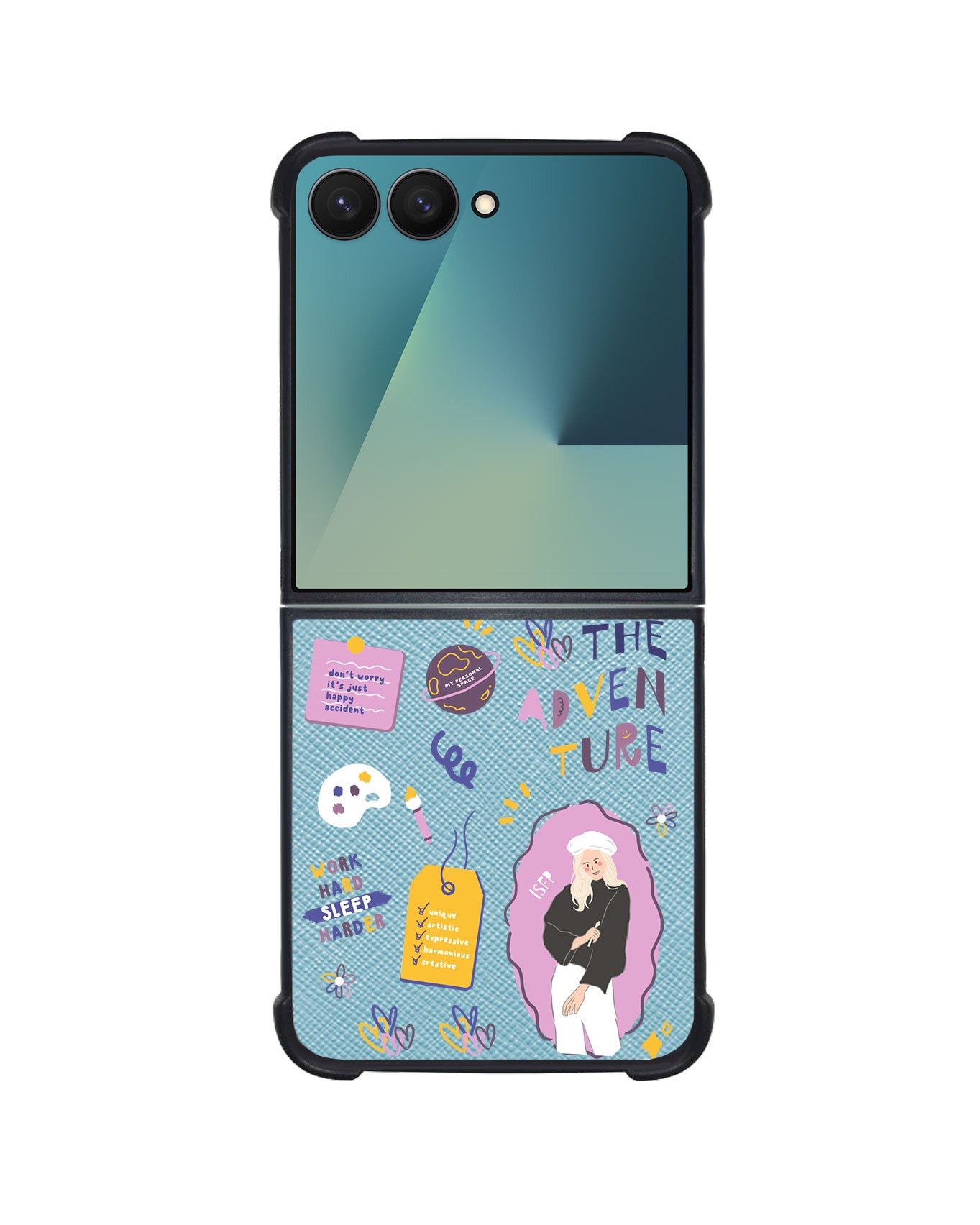 Android Flip / Fold Leather Grip - ISFP