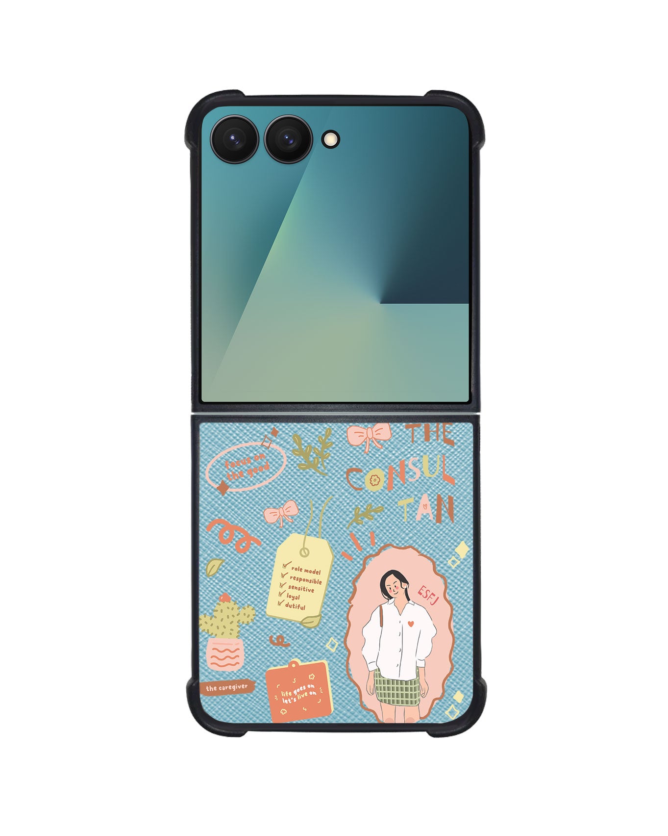 Android Flip / Fold Leather Grip - ESFJ