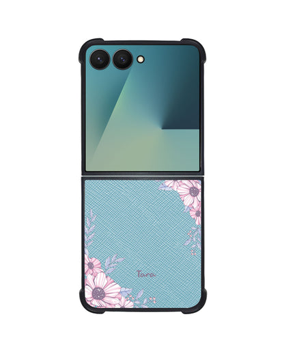 Android Flip / Fold Leather Grip - Pink Blossom