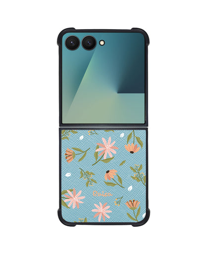 Android Flip / Fold Leather Grip - Cosmos Flower