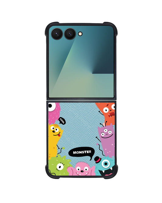 Android Flip / Fold Leather Grip - Little Monster