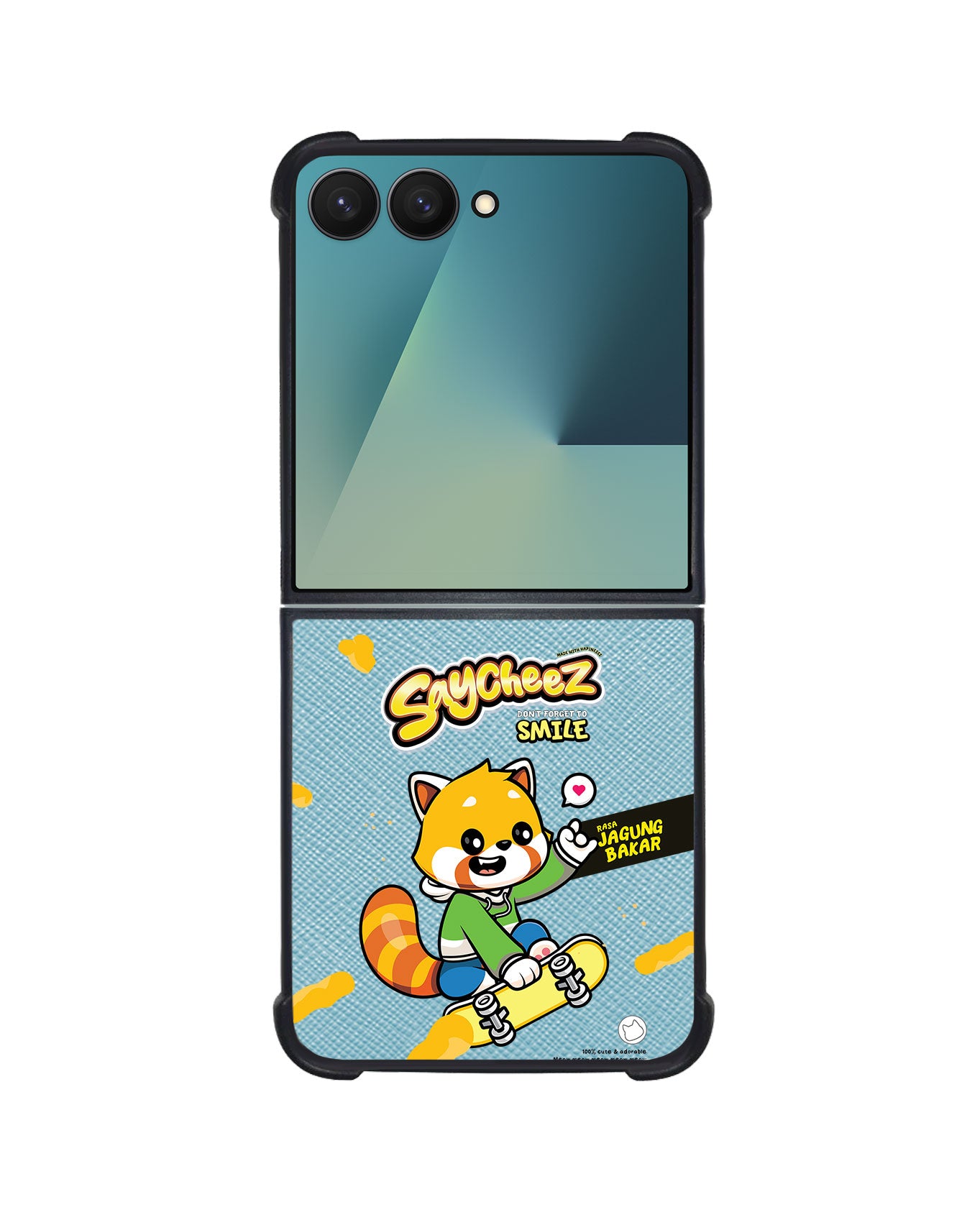 Android Flip / Fold Leather Grip - Saycheez