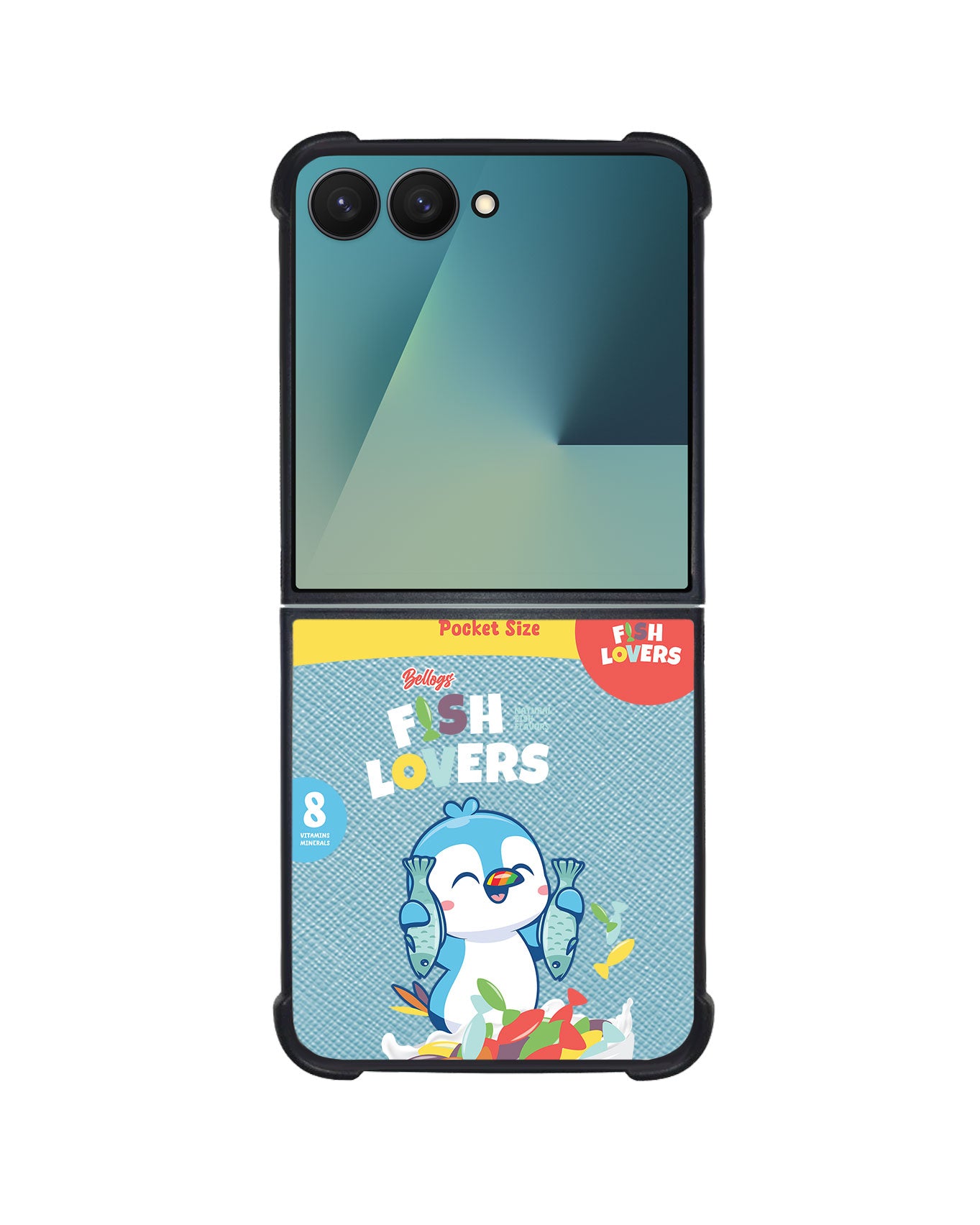 Android Flip / Fold Leather Grip - Fish Lovers