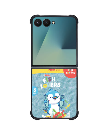 Android Flip / Fold Leather Grip - Fish Lovers