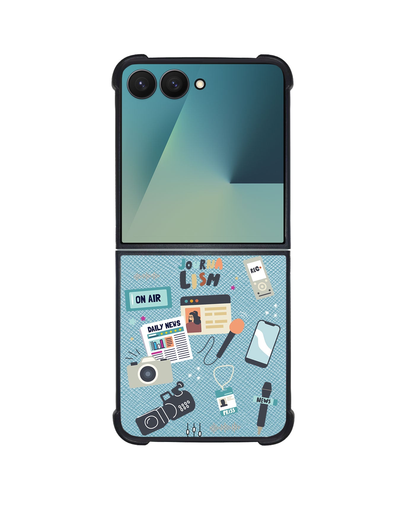 Android Flip / Fold Leather Grip - Journalism