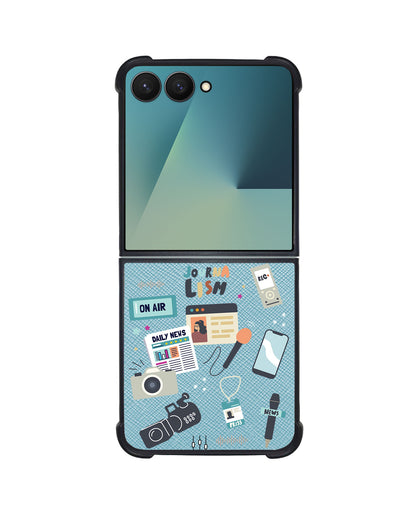 Android Flip / Fold Leather Grip - Journalism