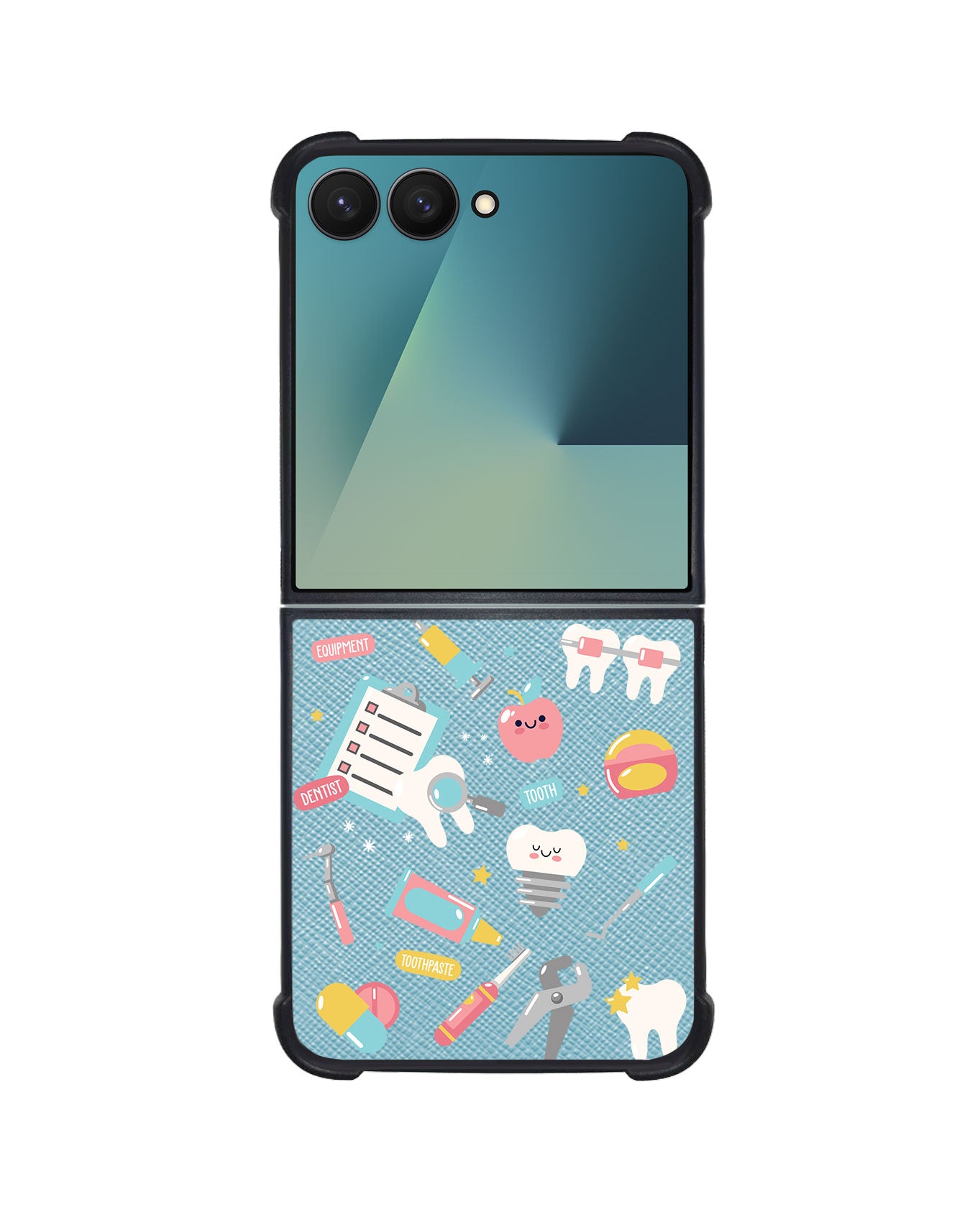 Android Flip / Fold Leather Grip - Dentist