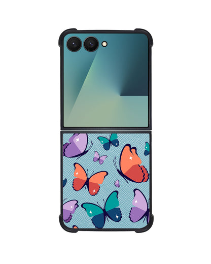 Android Flip / Fold Leather Grip - Butterfly