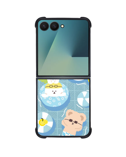 Android Flip / Fold Leather Grip - Pool Party 1.0