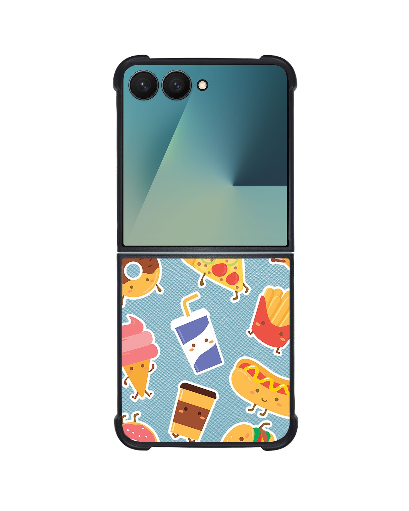 Android Flip / Fold Leather Grip - Fast Foodies