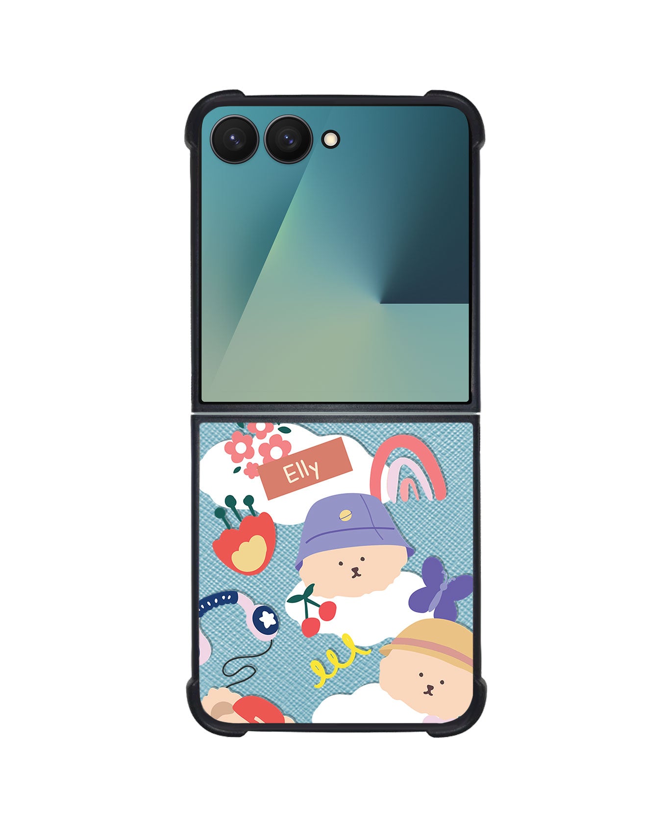 Android Flip / Fold Leather Grip - Bear in Style