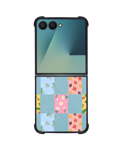 Android Flip / Fold Leather Grip - Four Seasons Stamps