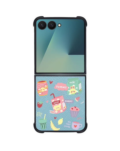 Android Flip / Fold Leather Grip - Sweet & Yummy