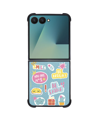 Android Flip / Fold Leather Grip - Self Love Sticker Pack 3.0