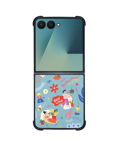 Android Flip / Fold Leather Grip - Self Love Sticker Pack 1.0