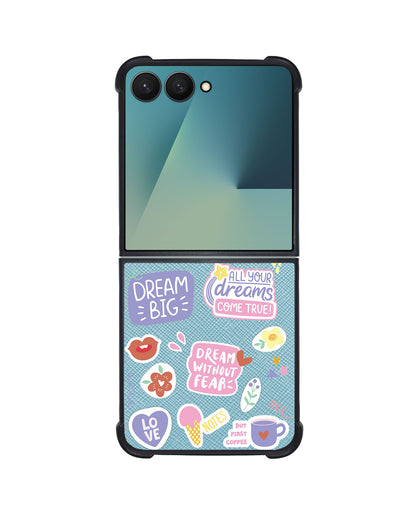 Android Flip / Fold Leather Grip - Dream Sticker Pack
