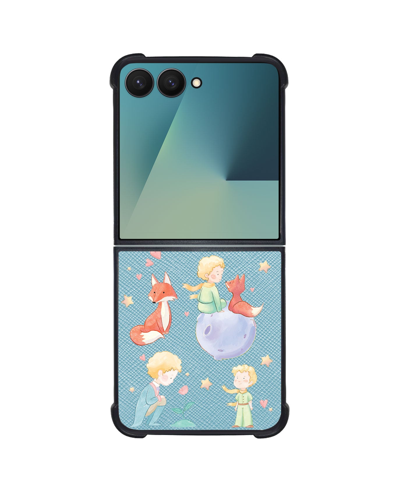 Android Flip / Fold Leather Grip - Little Prince & Fox