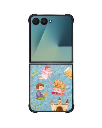 Android Flip / Fold Leather Grip - Fairy Cat