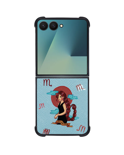 Android Flip / Fold Leather Grip - Scorpio