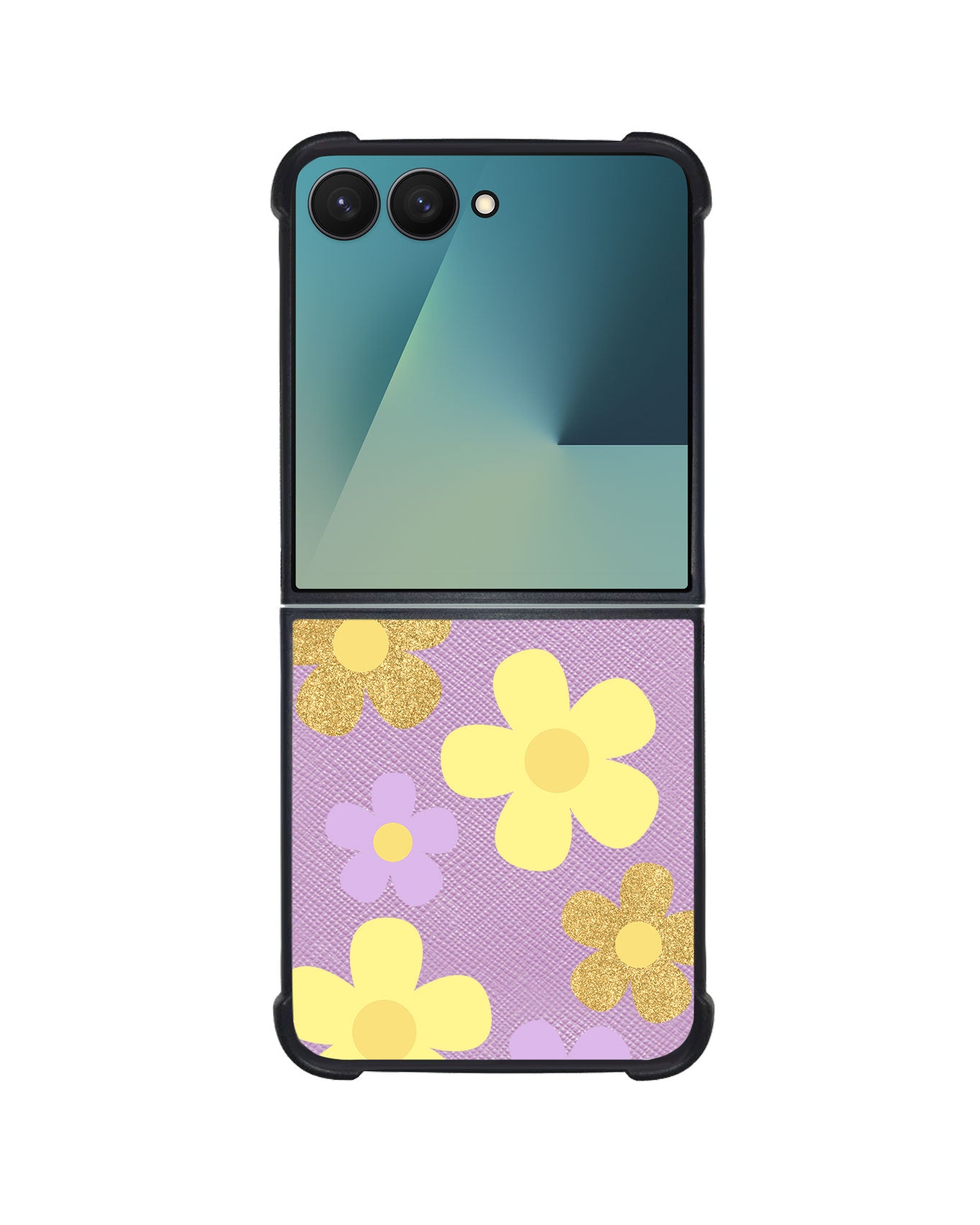 Android Flip / Fold Leather Grip - Daisy Twinkle