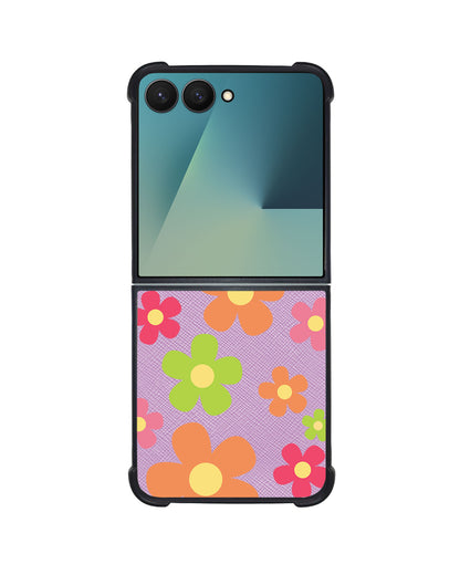Android Flip / Fold Leather Grip - Daisy Sunshine 2.0