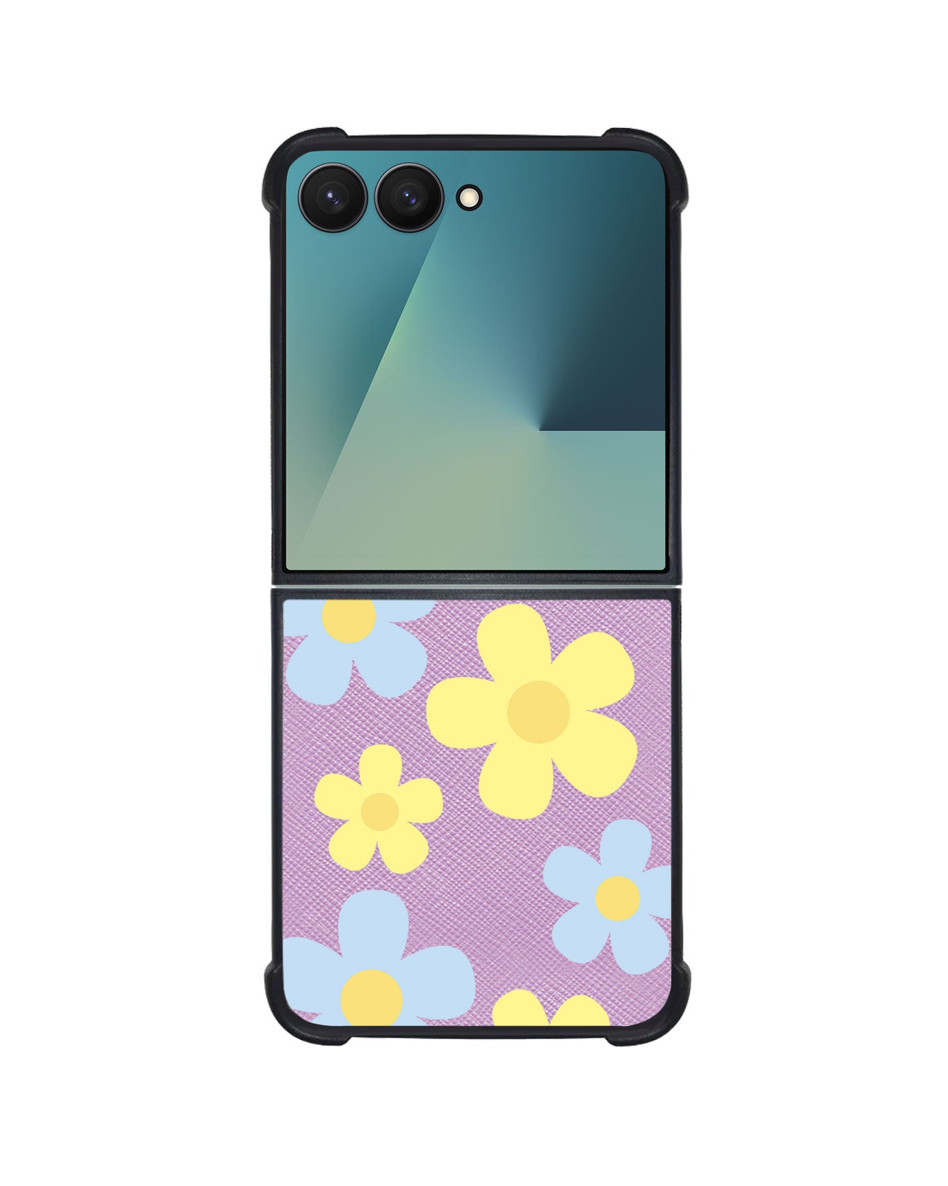 Android Flip / Fold Leather Grip - Daisy Skies