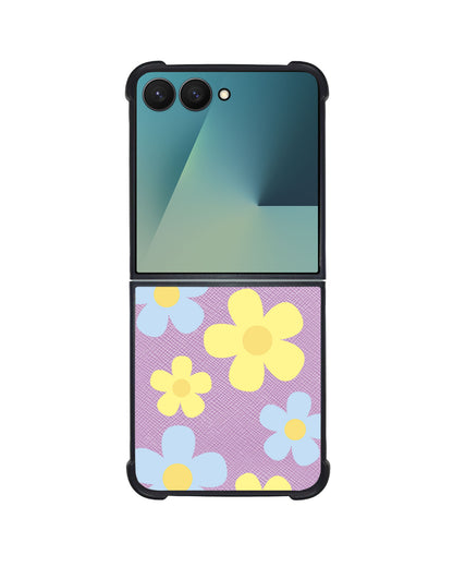 Android Flip / Fold Leather Grip - Daisy Skies